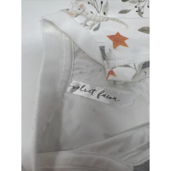 VELVET FAWN Boutique Full Zip Sleeper Halloween Pumpkin Bat Ghost 3-6 Month READ - Picture 8 of 10